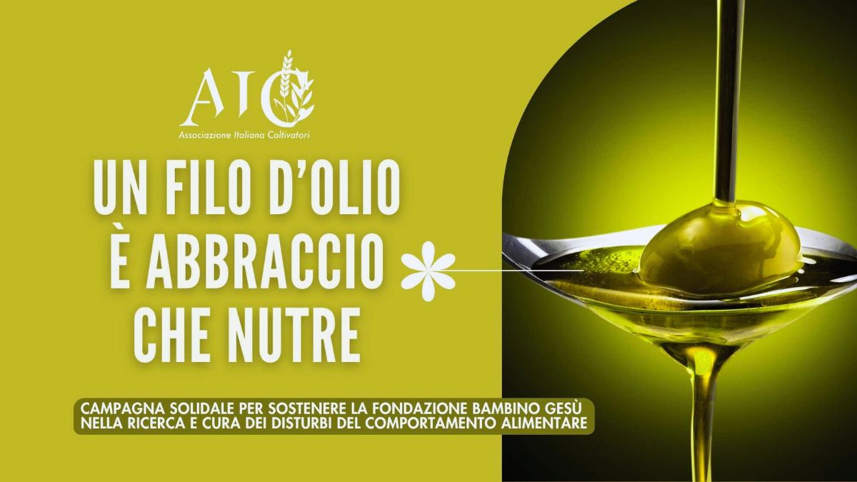 Campagna AIC Bambino Gesù olio EVO disturbi alimentari Rende
