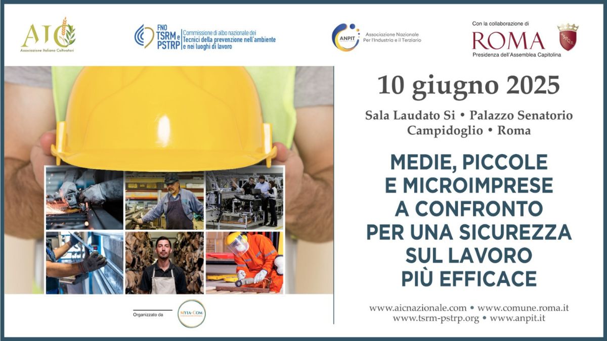Convegno AIC sicurezza lavoro PMI microimprese Campidoglio